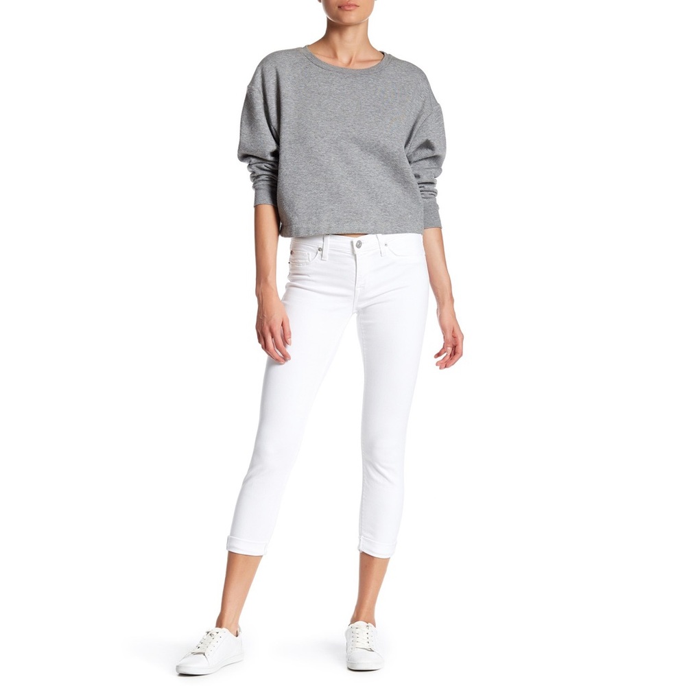 COPY - HUDSON Harkin Crop Super Skinny Cuff Jeans